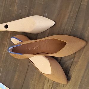 New Rothys pointed toe flats size 10